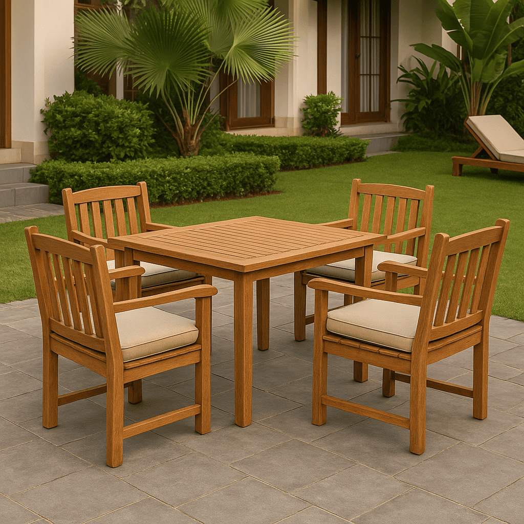 outdoor teak furniture set